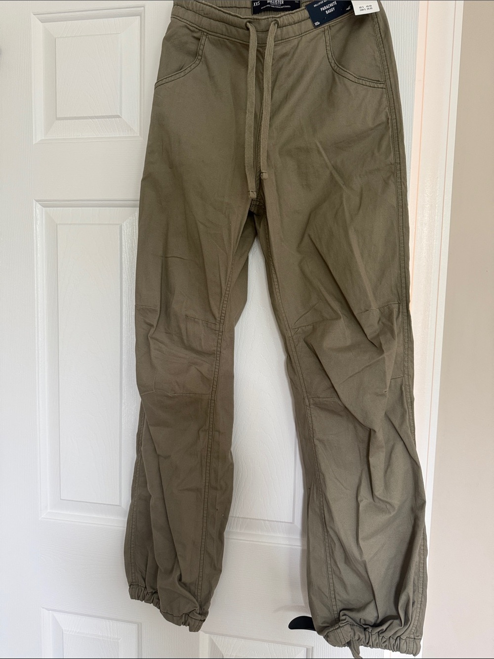 Hollister Olive Drawstring Pants